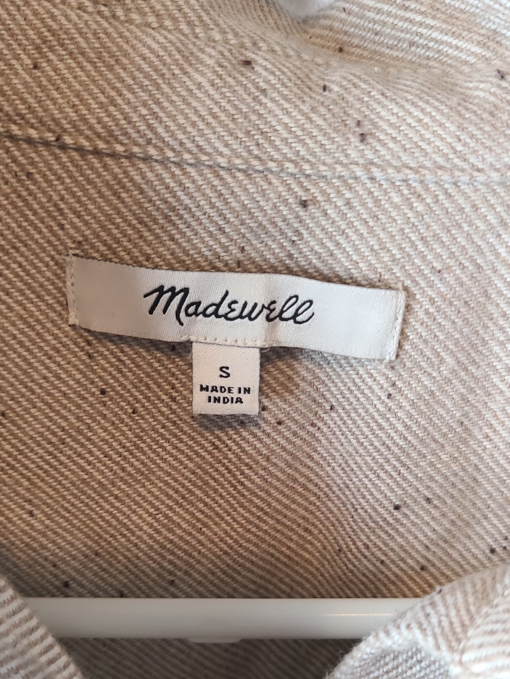 Madewell Donegal Flannel Kentwood Oversize Shirt Jacket Size Small - Picture 4 of 6